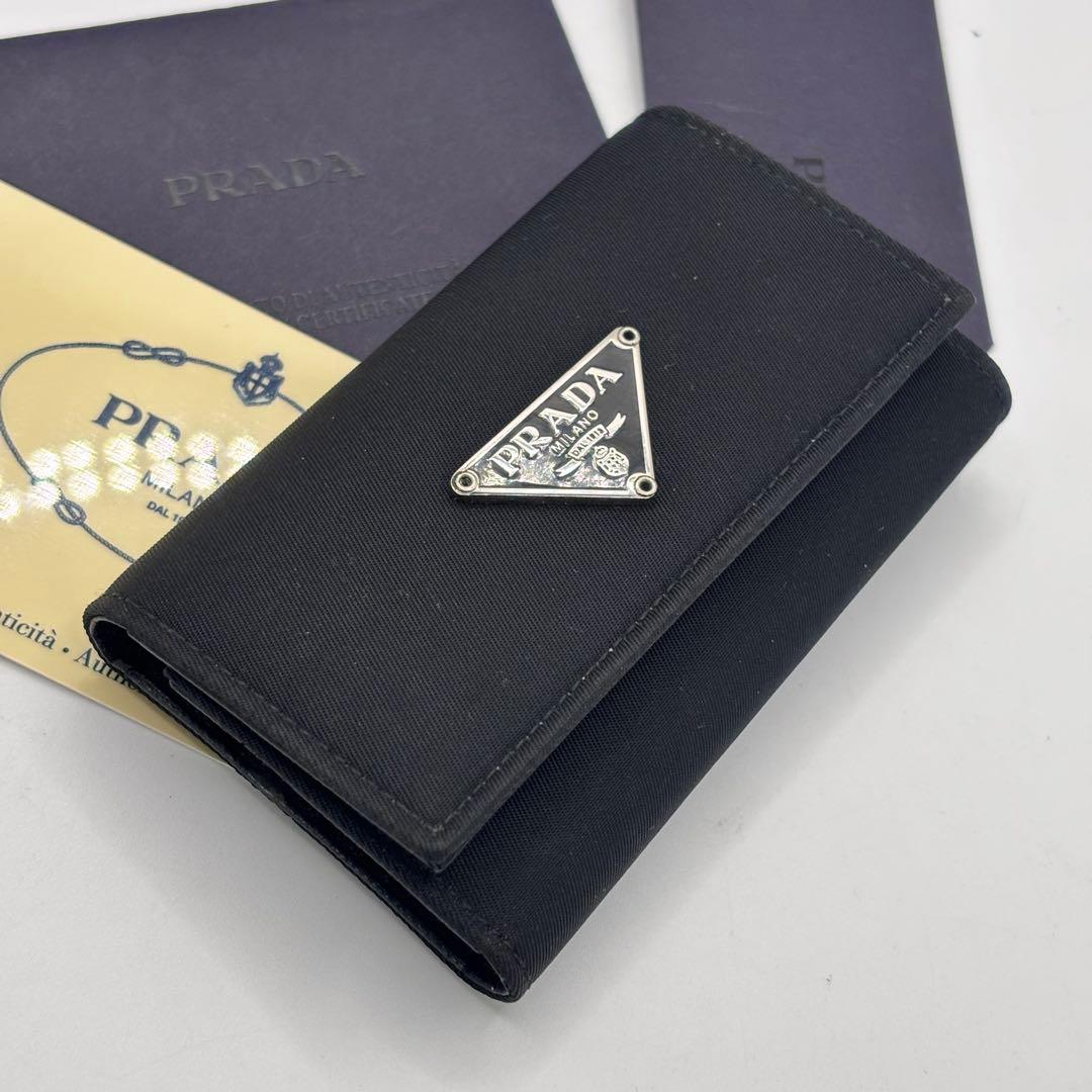 【M222】PRADA☆TESSUTO 6連キーケース 未使用