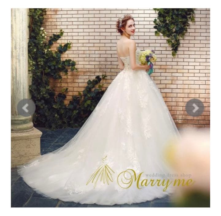 ウェディングドレス　安くしました。