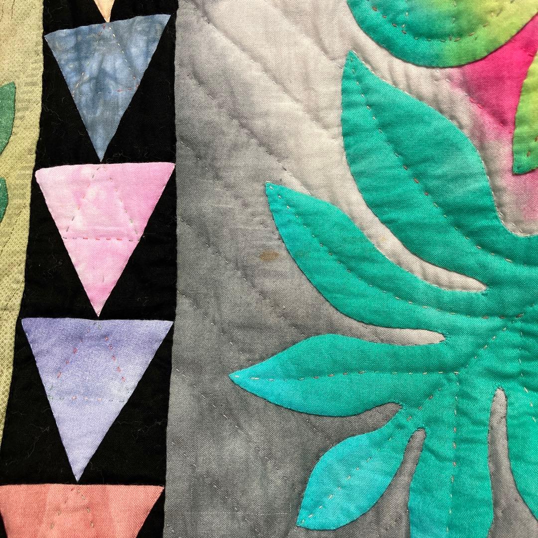 パッチワーク　タペストリー　ハワイアン