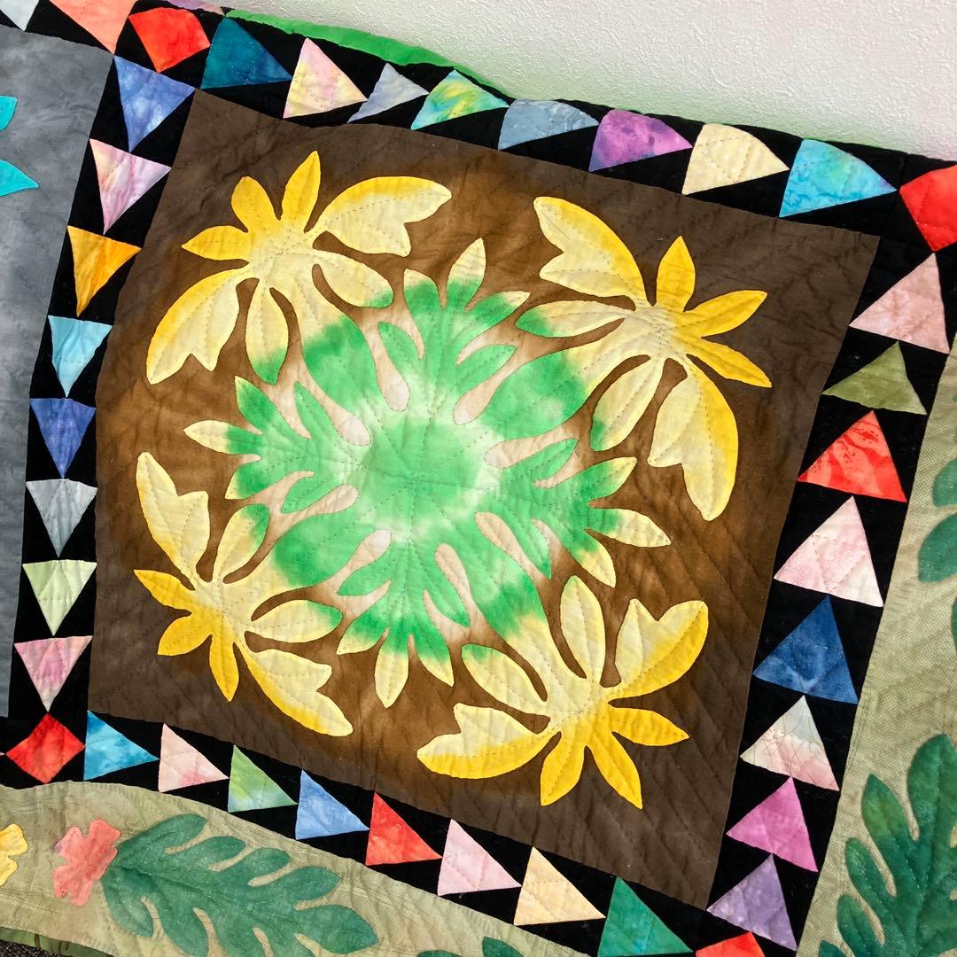 パッチワーク　タペストリー　ハワイアン