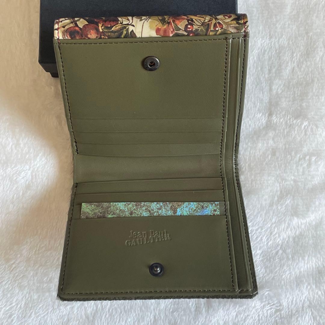 Jean Paul GAULTIER ジャンポールゴルチエ 財布 花柄 ハラコ