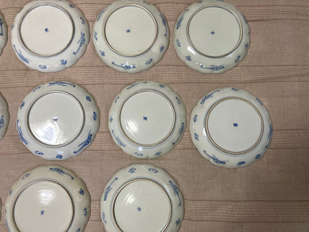 伊万里焼皿　直径約24センチ　11枚