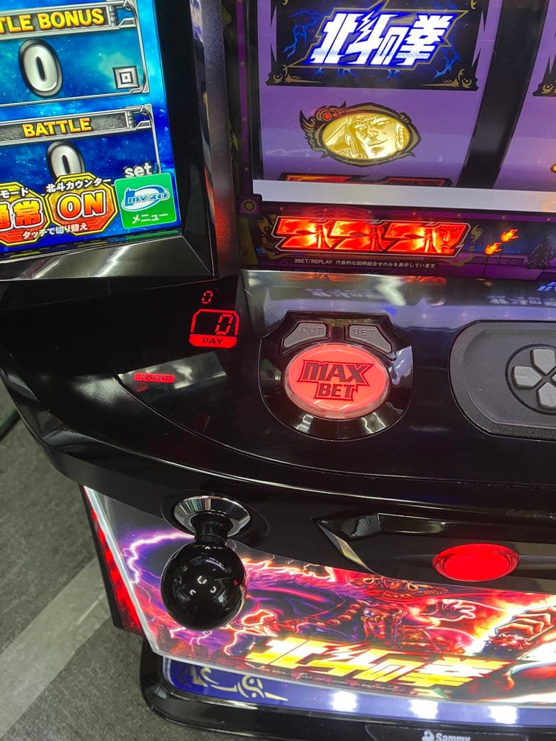 スマスロ実機 パチスロ L 北斗の拳 ケンシロウパネル ユニット付 ⭕️送料無料⭕️