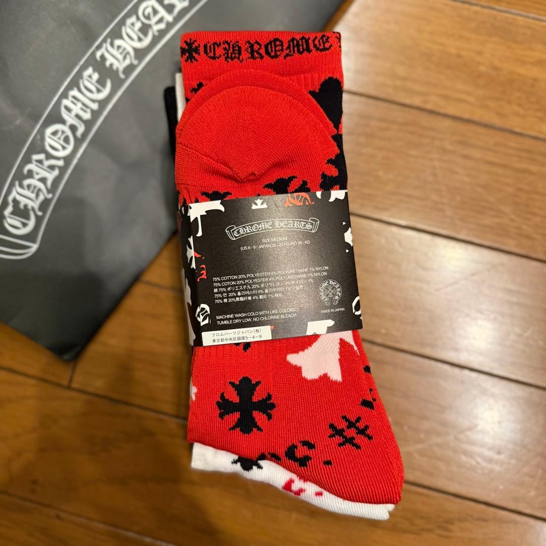 クロムハーツ　socks3枚セット