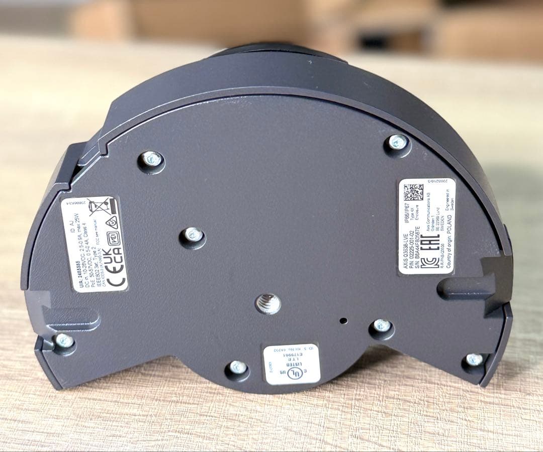 02225-001 AXIS Q3538-LVE DOME CAMERA【中古】