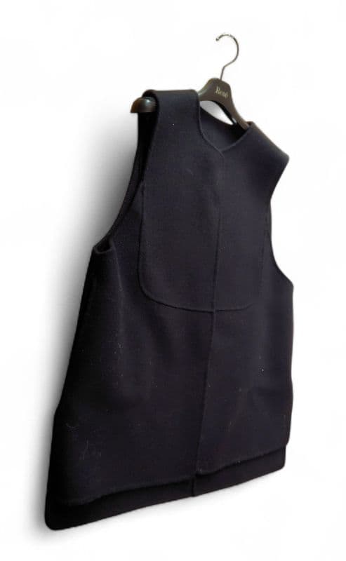 【MACHATT】22年商品美品　リバーウールジレ F ブラック