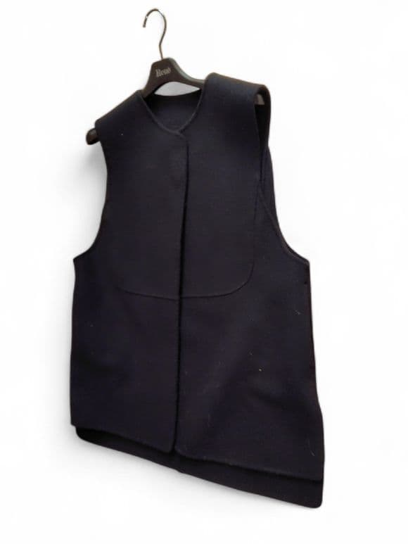 【MACHATT】22年商品美品　リバーウールジレ F ブラック