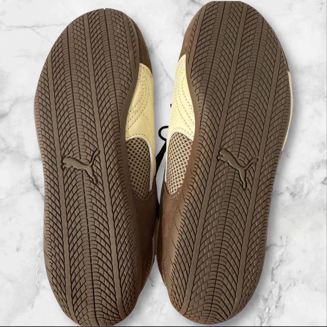 【極美品】プーマ スピードキャット GO ブラウン ベージュ バレエシューズ