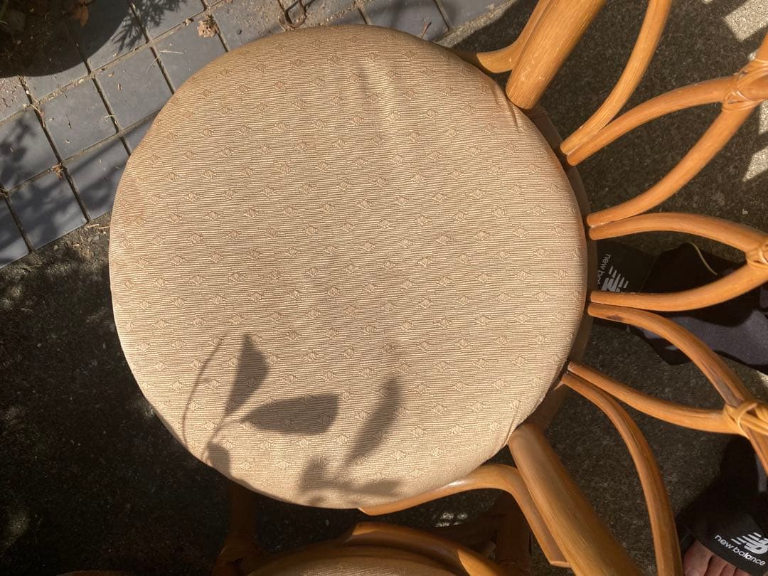 j*y様 ヴィンテージ 高級感ある　ラタン　チェア 2脚　ダイニングチェア 籐家