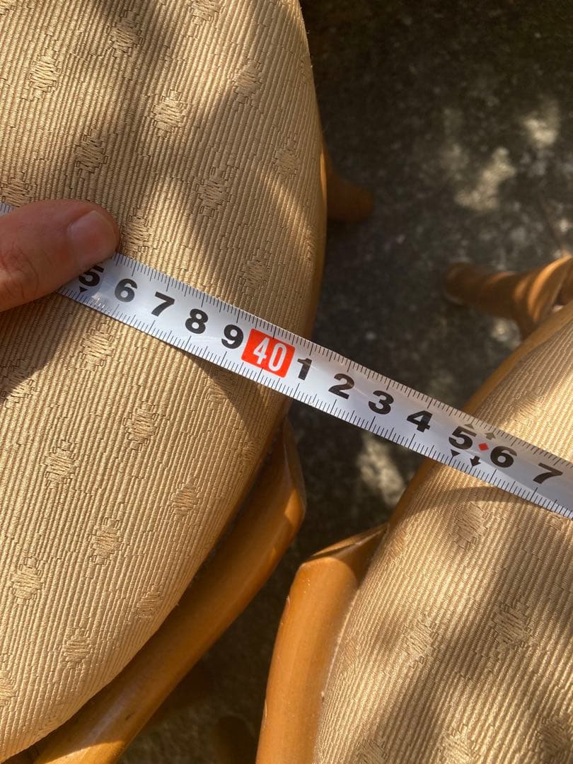 j*y様 ヴィンテージ 高級感ある　ラタン　チェア 2脚　ダイニングチェア 籐家