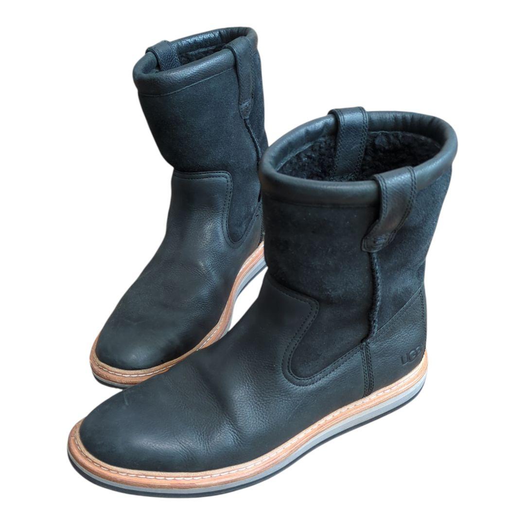 希少✨UGG アグ BURKERT バーカート ムートンブーツ 黒 26cm