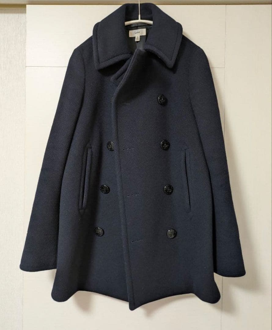 HYKE ハイク ウール　ピーコート　ダークネイビー　サイズ 2 美品