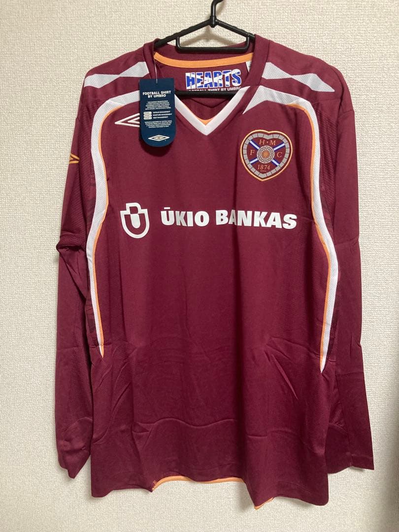 アンブロ　ハーツ　長袖ユニホーム　US Mサイズ 未使用品