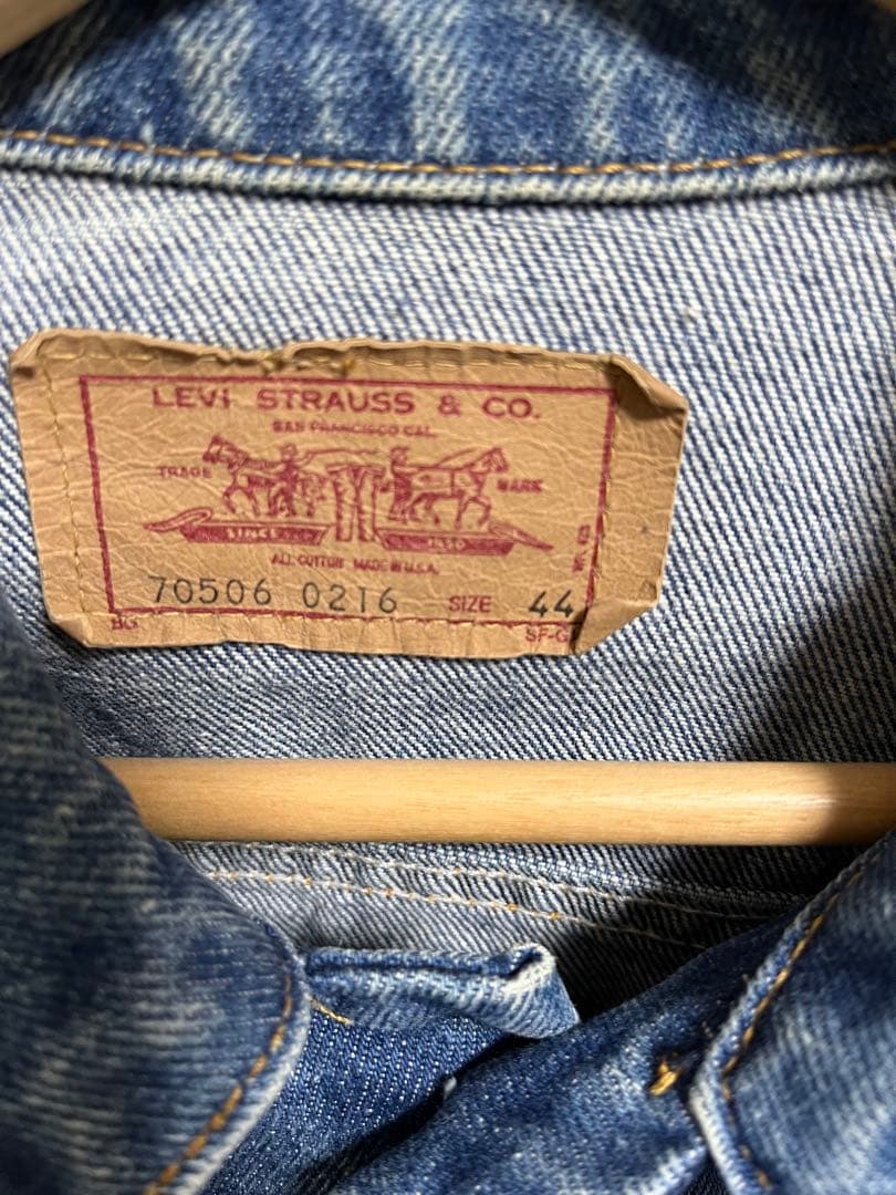 USA製 Levi's 70506 デニムジャケット 44 ビッグサイズ