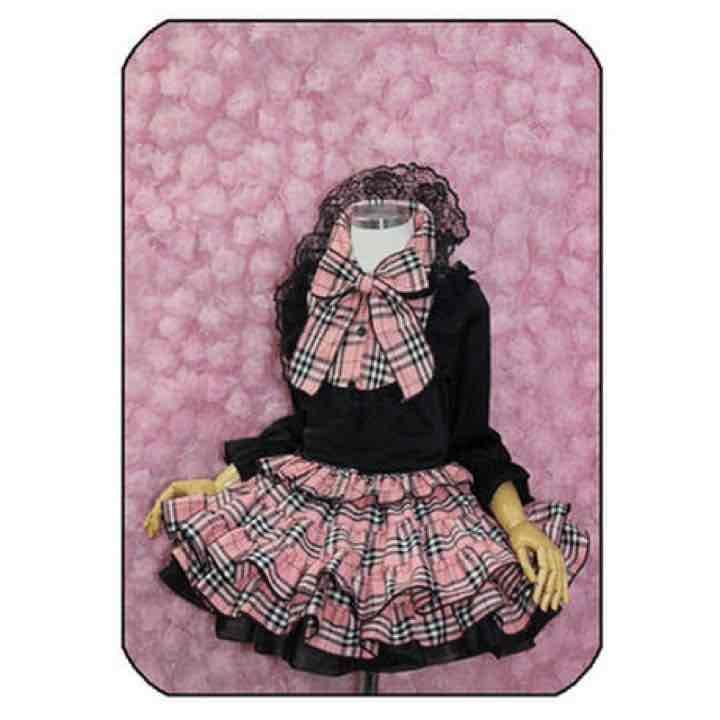 ほのの  フォーマル バーバリー調チェック上下セット  140