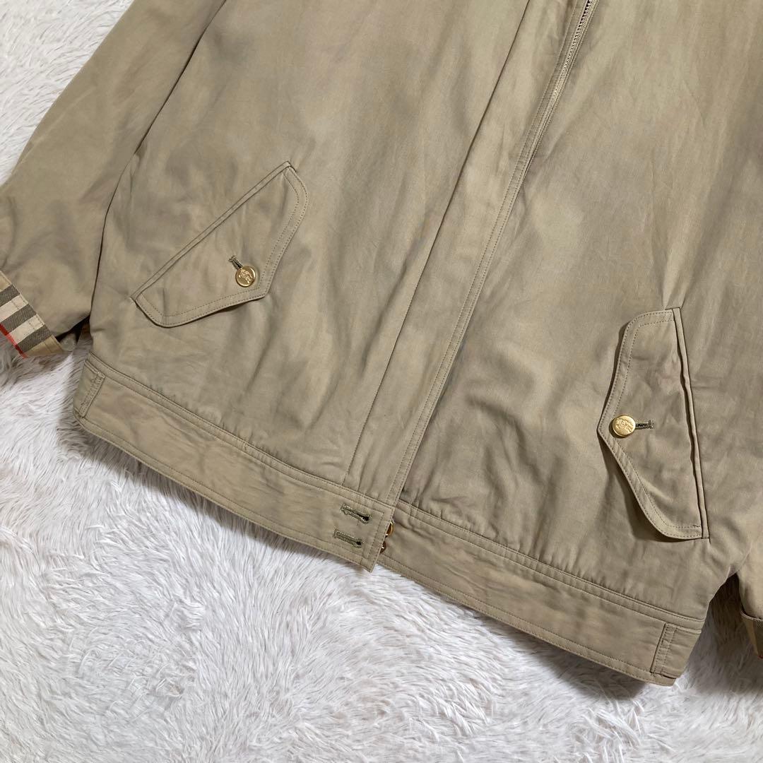 白タグ BURBERRYS スウィングトップ ホースロゴ ノバチェック 金ボタン