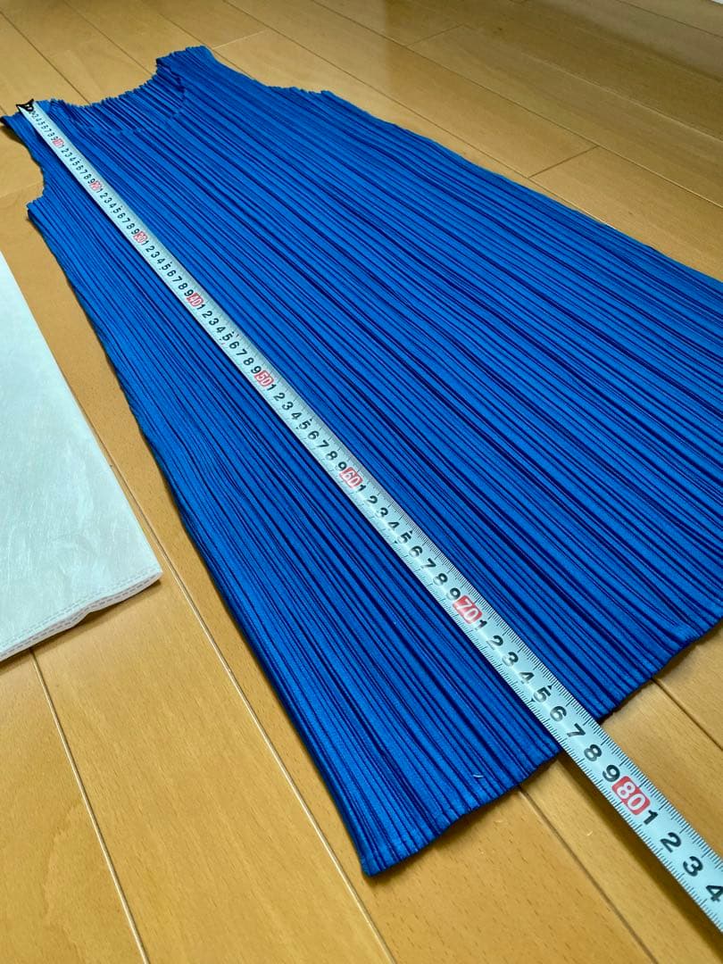 PLEATS PLEASE ノースリーブチュニック　ロングトップス