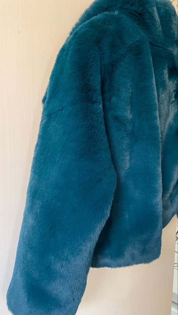 りん　モラビト　ジャケット　フェイクファー　エコファー