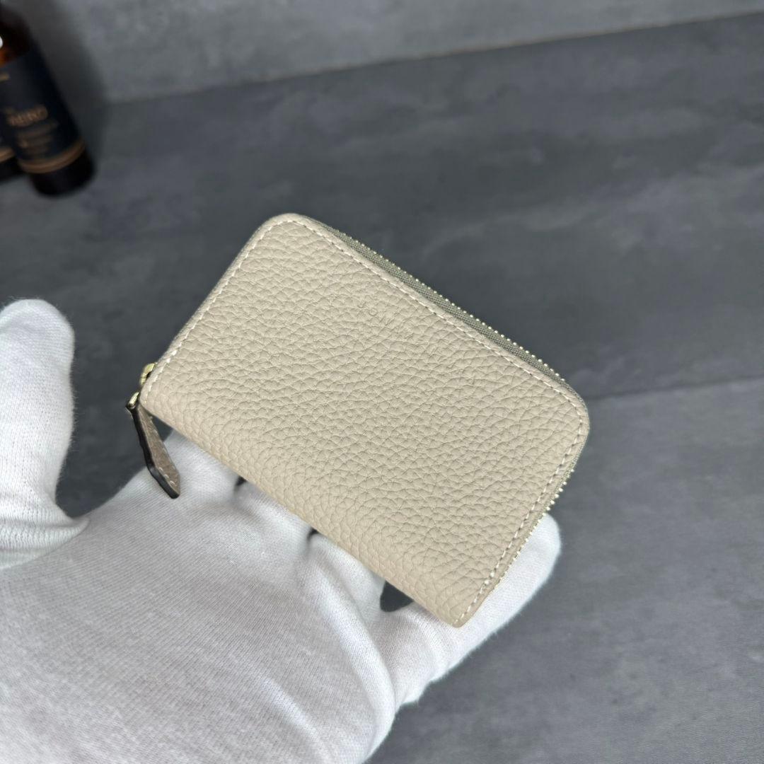 【未使用級】BONAVENTURA ラウンドジップ ケース キーリング付き