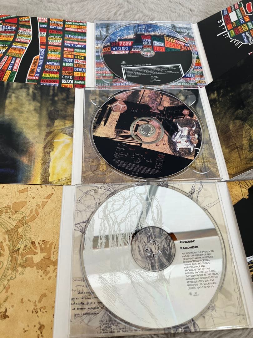 レディオヘッドボックス 7枚セット