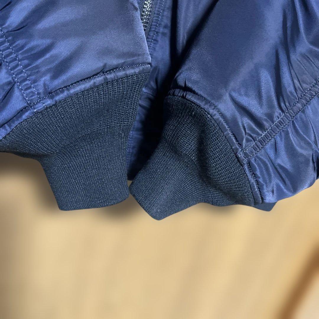 ALPHA アルファ　MA-1 ネイビー　 Lサイズ　美品