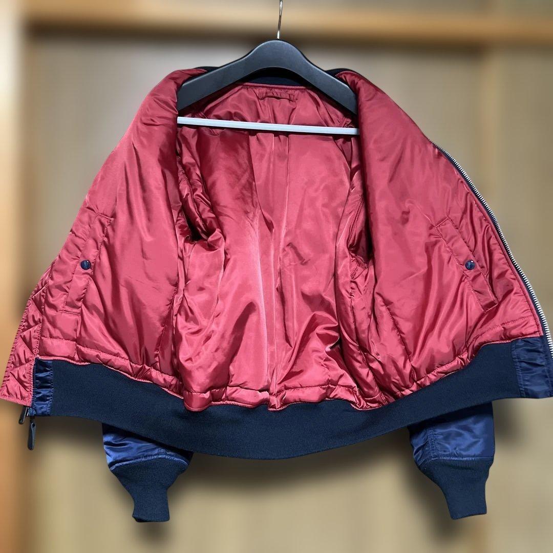 ALPHA アルファ　MA-1 ネイビー　 Lサイズ　美品