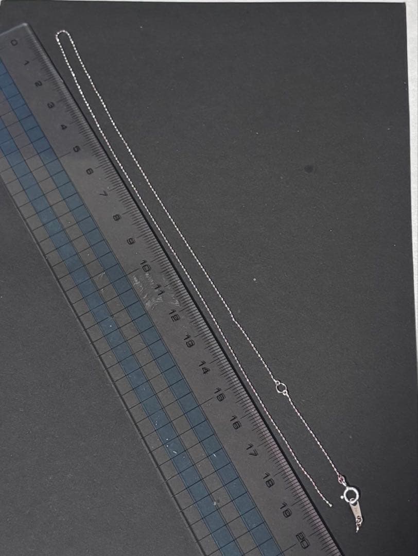 ジャンク品　K18 750 切れネックレスチェーン　ダイヤモンドトップ