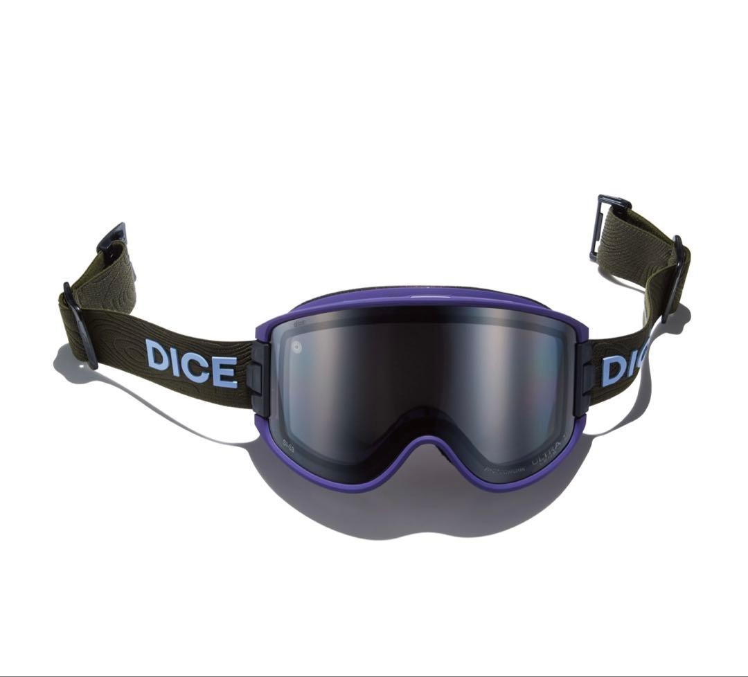 DICEダイス スノーボードゴーグル グッドマン パープル