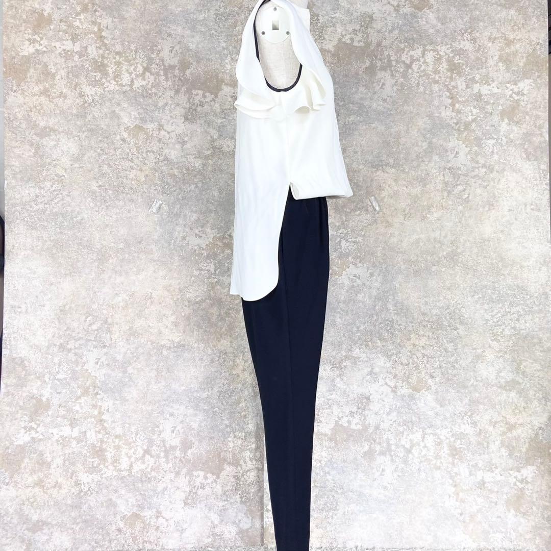 【極美品】ヨーコチャン オールインワン ジャンプスーツ 白黒 サイズ36