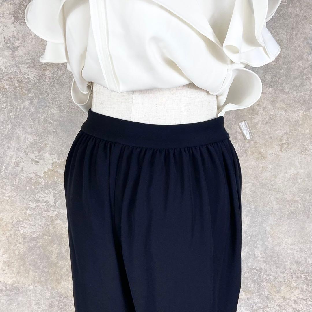 【極美品】ヨーコチャン オールインワン ジャンプスーツ 白黒 サイズ36