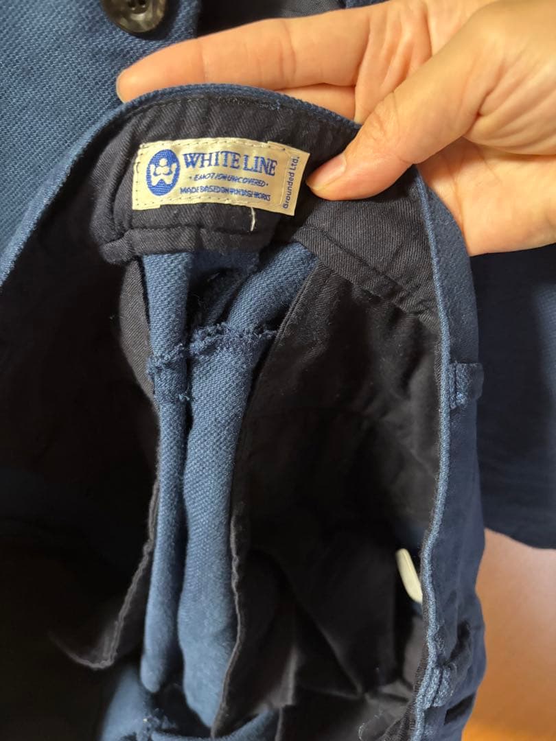 WHITE LINE ヴィンテージスタイルジャケット サイズ46 ネイビー