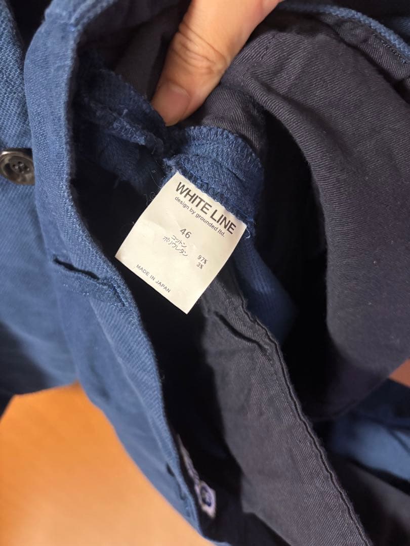 WHITE LINE ヴィンテージスタイルジャケット サイズ46 ネイビー