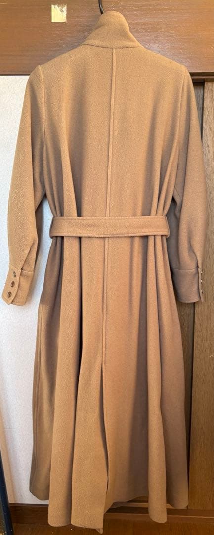 ジャケット・アウター AMERI POOFY FLARE LONG COAT S