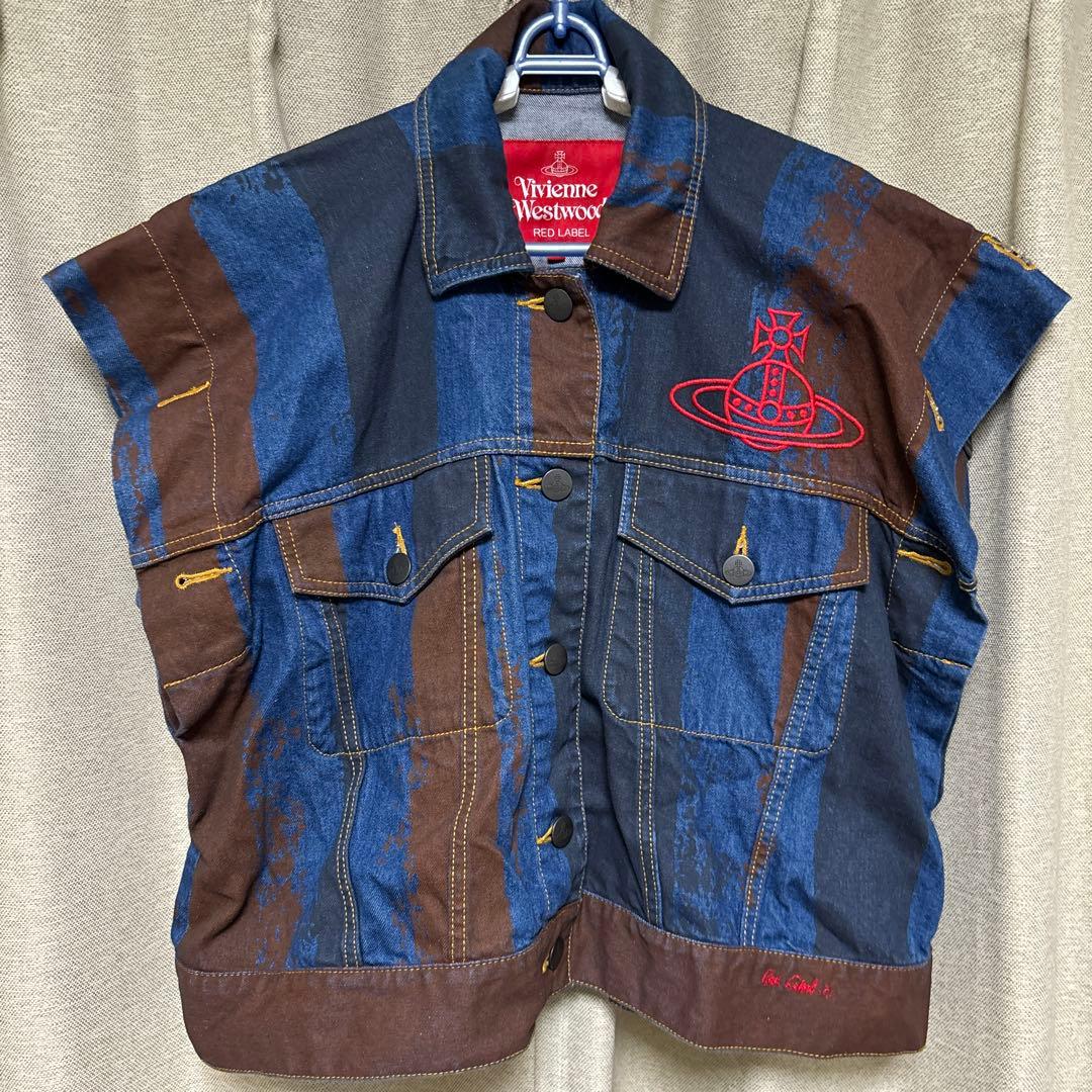 Vivienne Westwood ストライプデニムジャケット