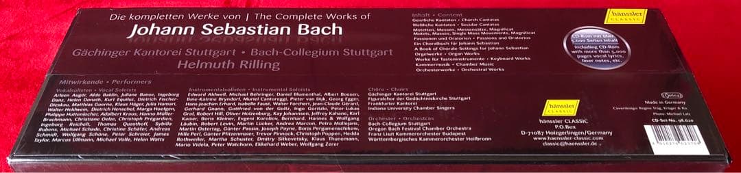 クラシック COMPLETE WORKS OF JOHANN SEBASTIAN BACH