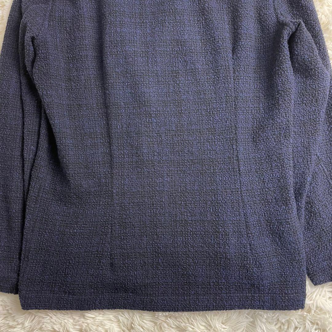 現行タグ ラルディーニ アルパカ ブートニエール テーラードジャケット ツイード