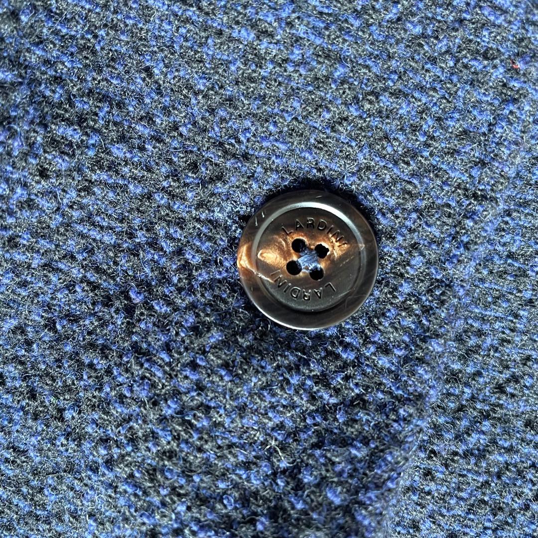 現行タグ ラルディーニ アルパカ ブートニエール テーラードジャケット ツイード