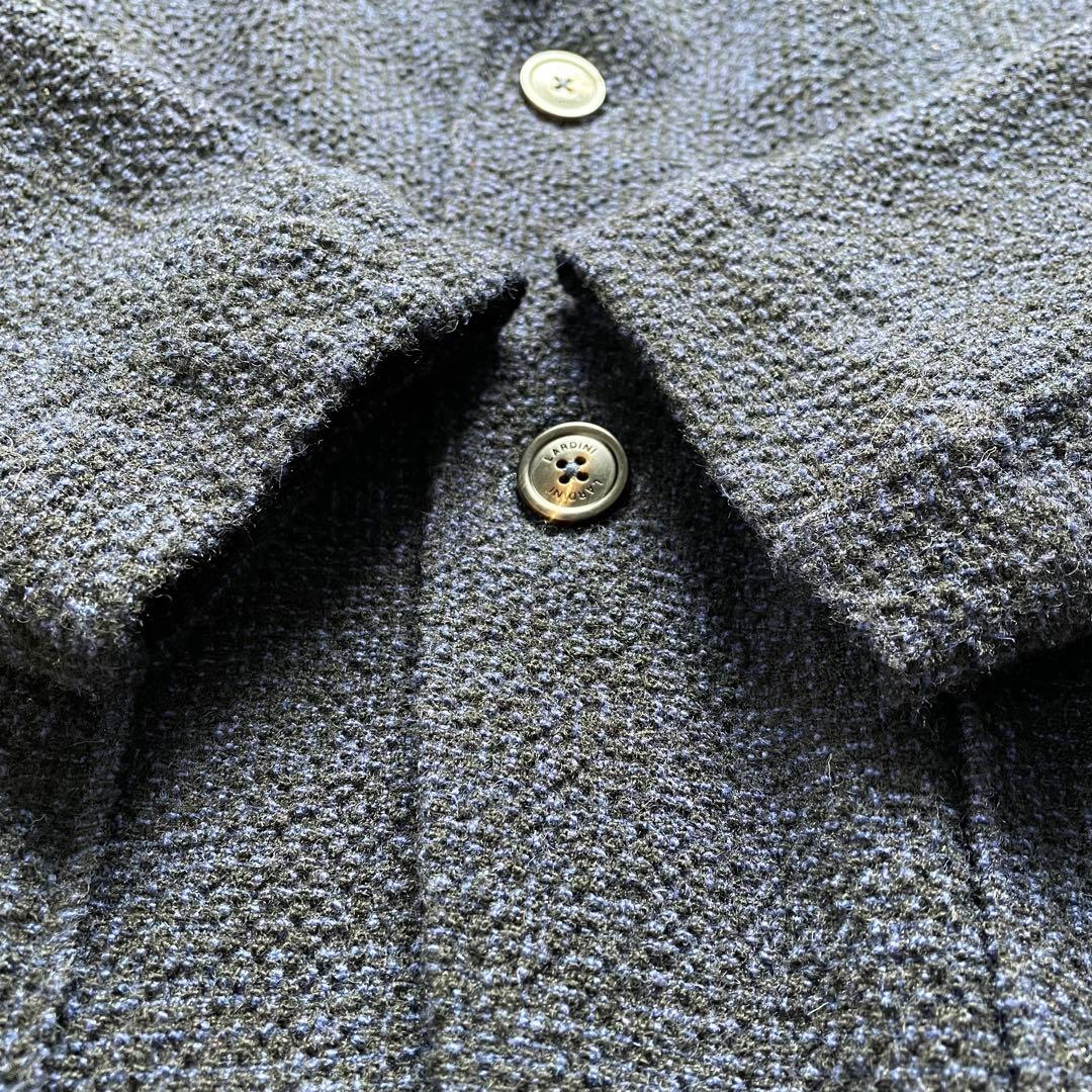 現行タグ ラルディーニ アルパカ ブートニエール テーラードジャケット ツイード
