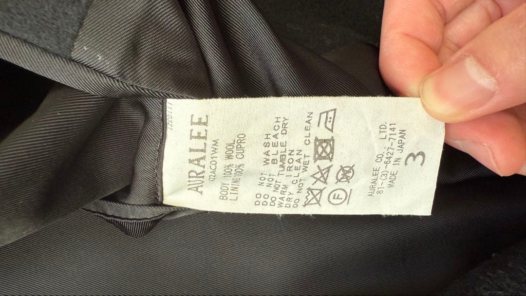 ジャケット・アウター SUPER FINE MELTON CHESTER COAT