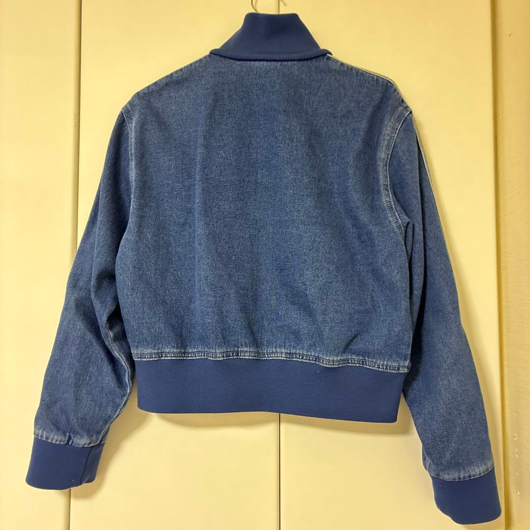 adidas ジャージ　ジーンズ　アディダス デニムブルー ジャージ　XL