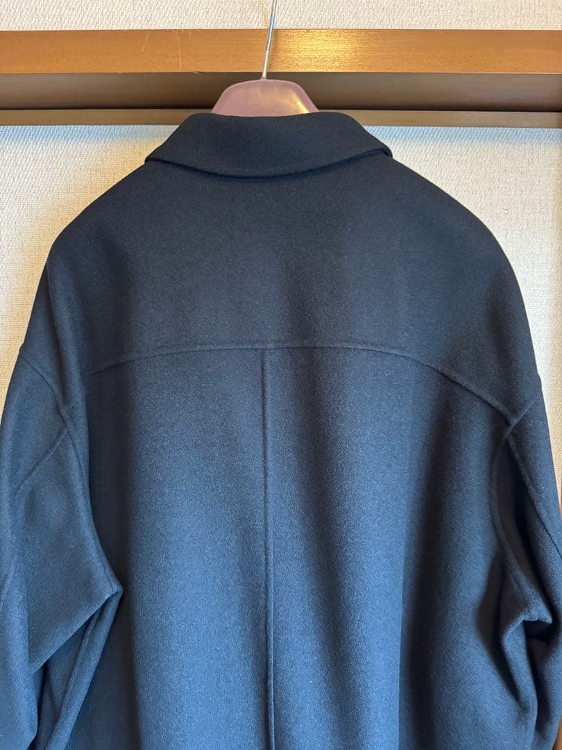 【新品／XXL】ユニクロ ウールブレンド オーバーサイズ シャツ ジャケット