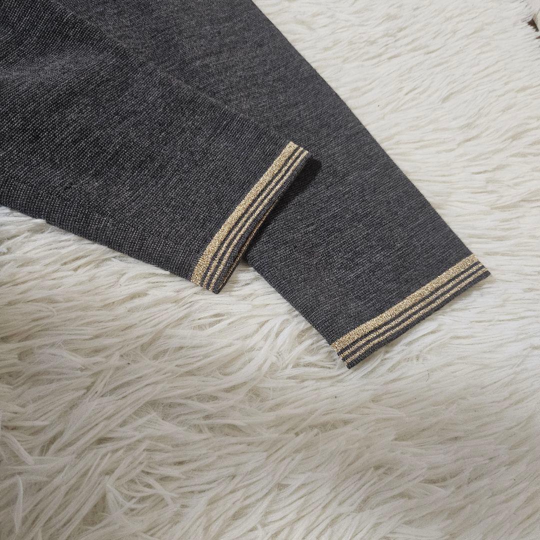 極美品 YVES SAINT LAURENT ニットジャケット M 金ボタン