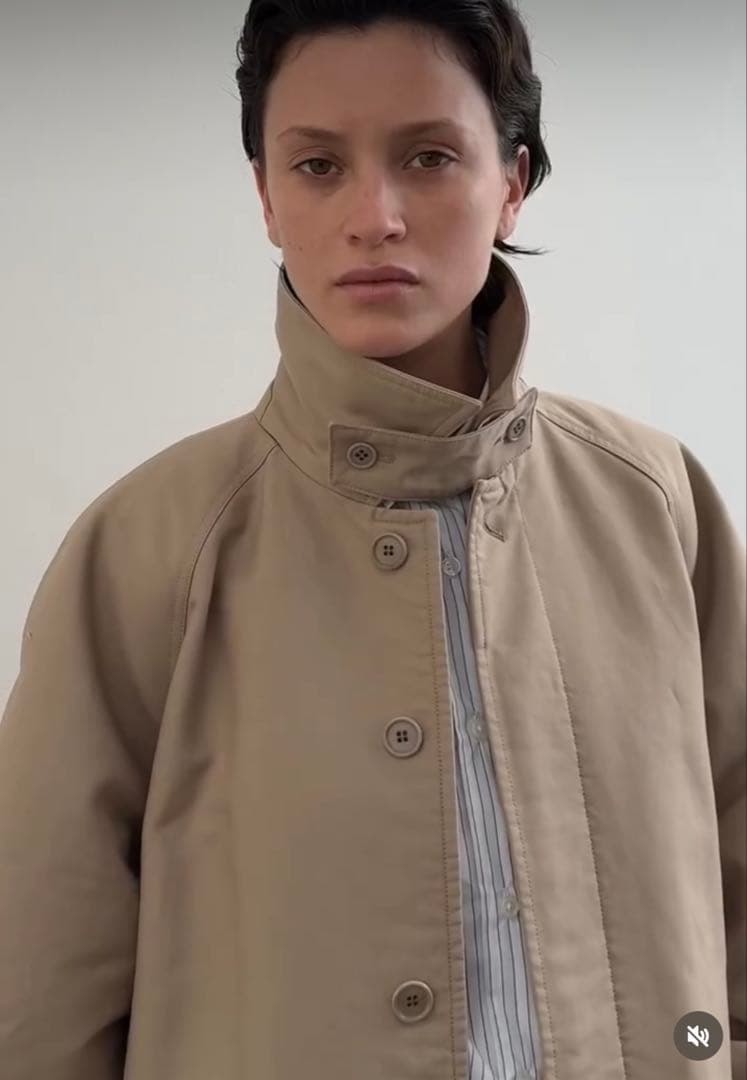 未使用 13万 FILIPPA K ジャケット コート 2025 ベージュ 34