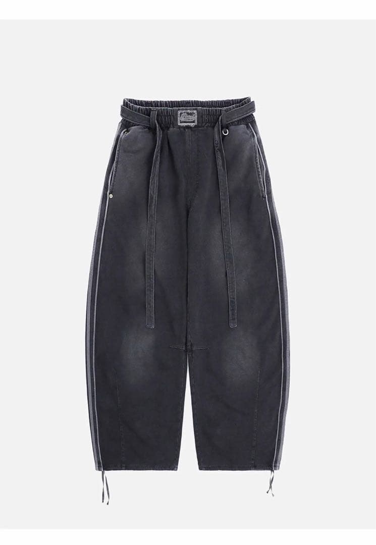 Badblood ダークグレー ショートパンツ ナンバープリント 91