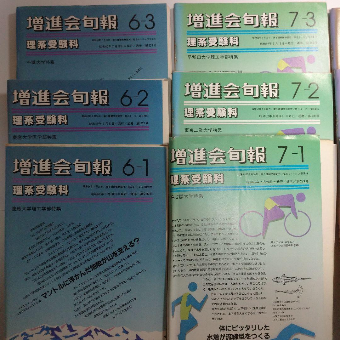 増進会句報 理系受験参考書 22冊セット　昭和62年 レトロ