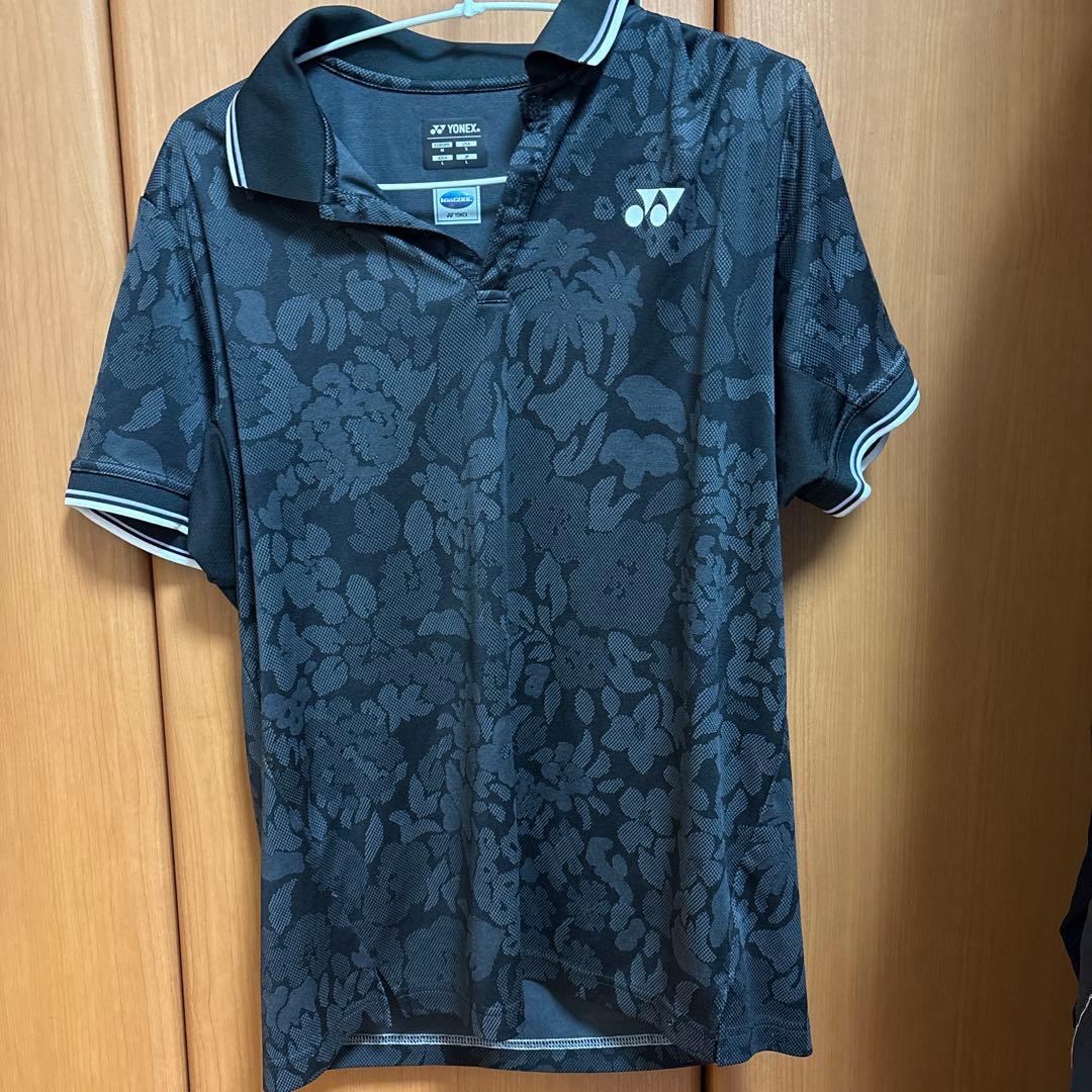 YONEX 吸汗速乾 花柄ポロシャツ