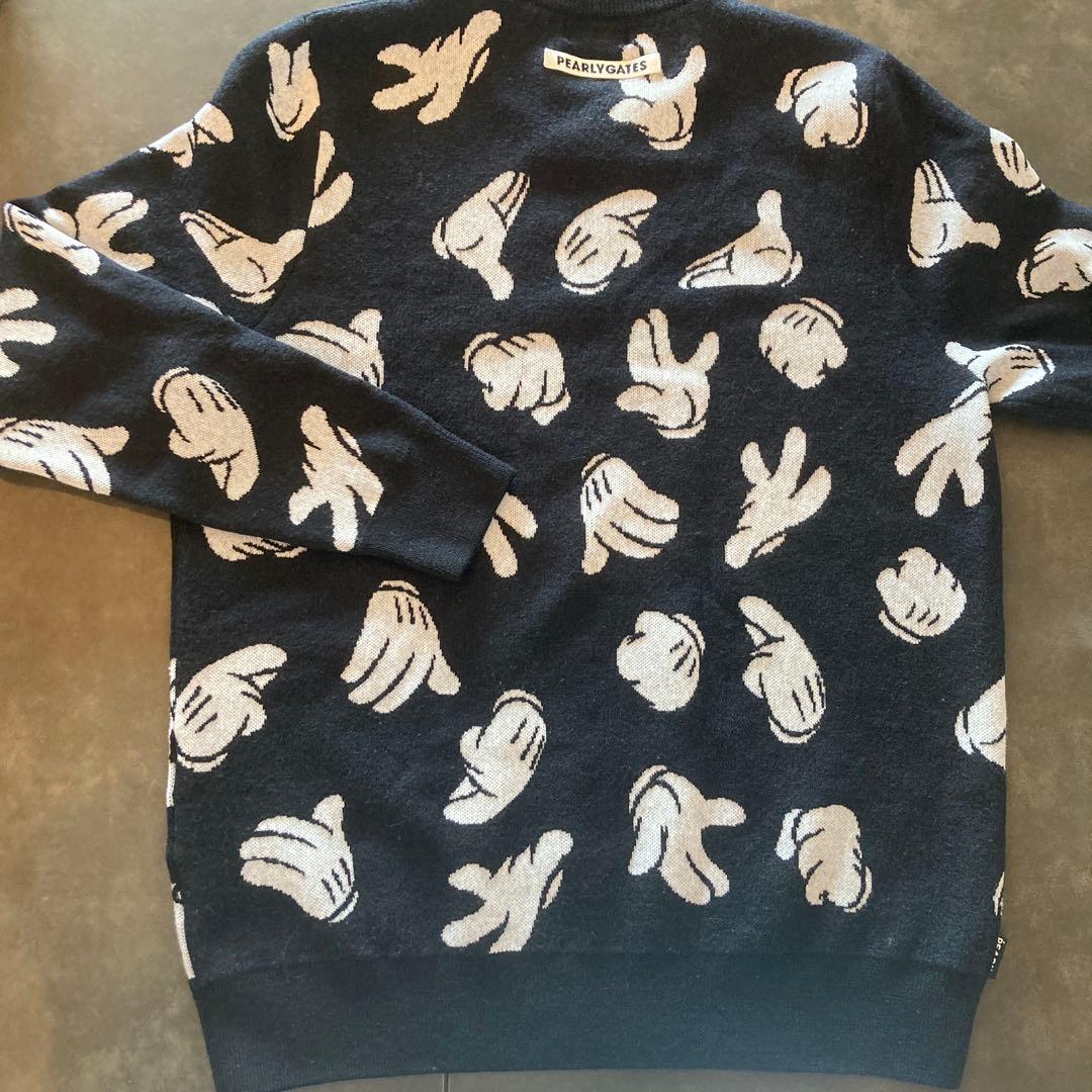 PEARLY GATES ミッキー手のひら模様 セーター サイズ5