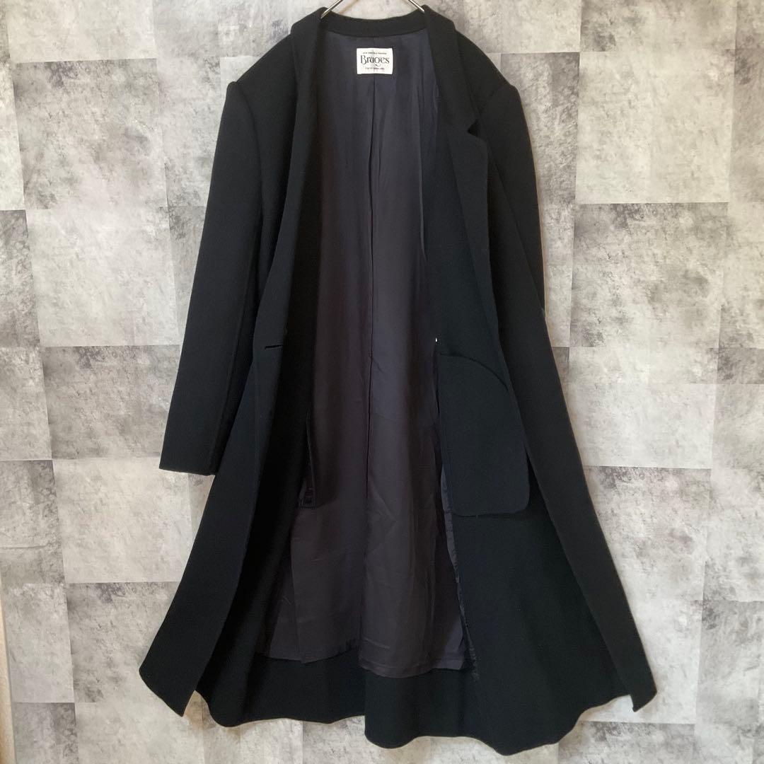 【Bruges】チェスターコート　カシミヤ50%&ラム45%　タグ付き