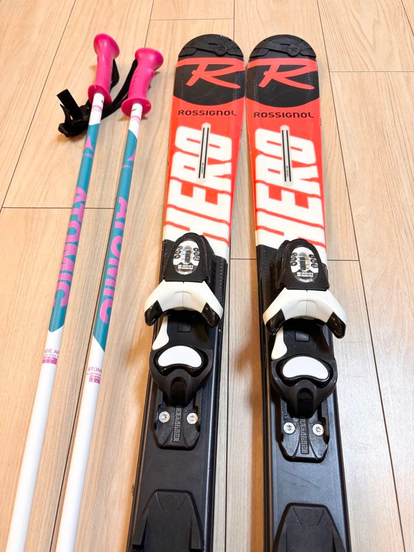 ROSSIGNOL ロシニョール 110cm ジュニア キッズ　スキーセット