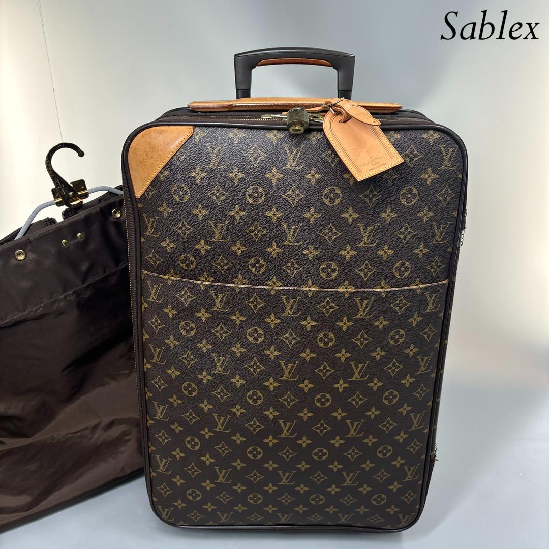 【超極美品】ルイヴィトン M23294 モノグラム ペガス55 キャリーケース